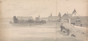 Villaggio su un lago