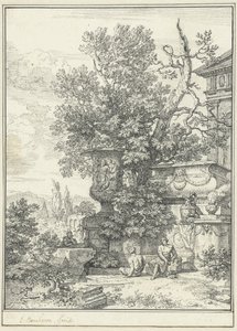 Paesaggio classicista da Isaac de Moucheron