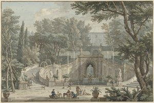 Veduta del Giardino di Villa d