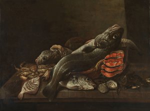 Natura morta con pesci da Isaac van Duynen
