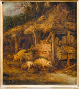 Le Toit à porcs ... da Isaack Jansz van Ostade
