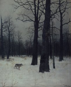 Foresta in inverno, 1885