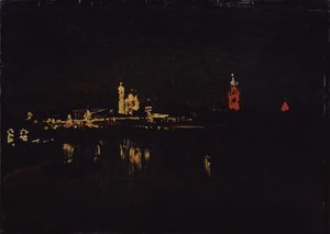 Illuminazione del Cremlino di Mosca, 1896 da Isaak Ilyich Levitan