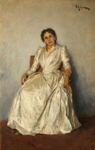 Ritratto di Sophia Kuvshinnikova, 1888 da Isaak Ilyich Levitan