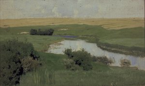 Piccolo fiume Istra, 1885-1886 da Isaak Ilyich Levitan