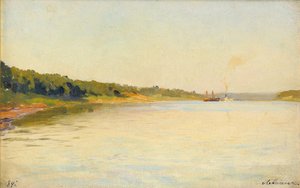 La riva del fiume Volga, 1889