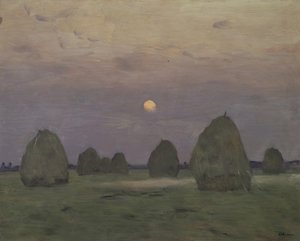 Crepuscolo. I covoni di fieno, 1899 da Isaak Ilyich Levitan
