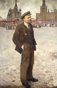 Lenin in Piazza Rossa da Isaak Israilevich Brodsky