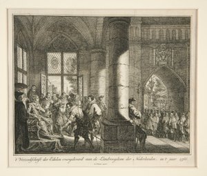 Verzoekschrift der Edelen overgeleverd aan de Landvoogdene der Nederlanden, in da Isaak Tirion