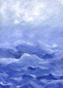 Il mare agitato