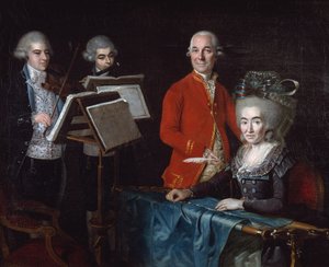 Gruppo familiare, 1781 da Isabelle Pinson
