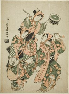 La danza del cavallo a dondolo da Ishikawa Toyonobu