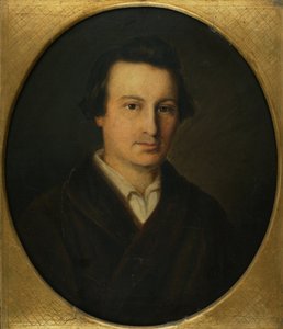 Ritratto del poeta Heinrich Heine 1797-1856, 1843 da Isidor Popper