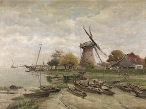 La Schelda a Mariakerke da Isidore Meyers