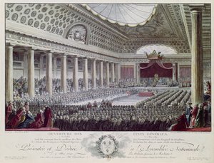 Apertura degli Stati Generali a Versailles, 5 maggio 1789 da Isidore Stanislas Helman