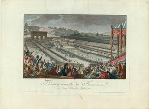 La festa della Federazione al Campo di Marte il 14 luglio 1790, 1790