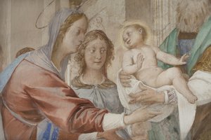 (dettaglio) Presentazione di Gesù al Tempio