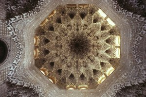 Soffitto della Sala degli Abencerrajes da Islamic School