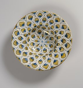 Piatto decorato, moresco