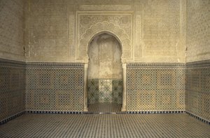 Madrasa di Sidi Bou Medine, sala di preghiera da Islamic School