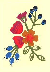 Flora, 2015 (carta tagliata)