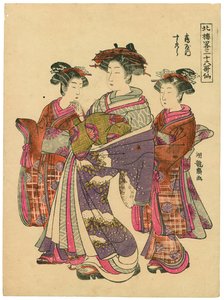 Sugawara di Tsuruya da Isoda Koryusai