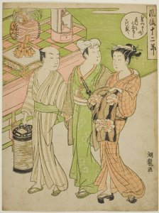 Il Festival di Bon nel Sesto Mese, dalla serie "I Dodici Mesi alla Moda (Furyu juni setsu)" da Isoda Koryusai