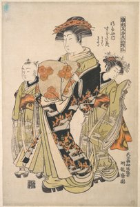 La cortigiana Sugatami del bordello Tsuruya, dalla serie «Un libro di modelli dei primi disegni dell