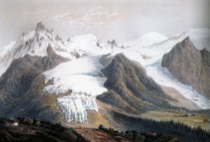 Massiccio del Monte Bianco da Isodore Laurent Deroy