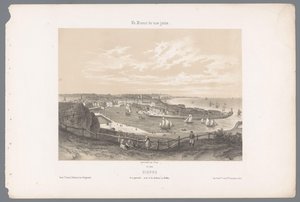 Vista su Dieppe dalla scogliera di Pollet