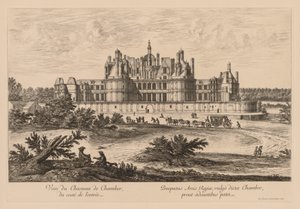 Veduta del Palazzo di Chambord dall