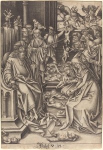 Massacro degli Innocenti, c. 1490-1500 da Israhel van Meckenem