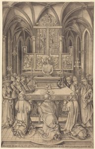 La Messa di San Gregorio da Israhel van Meckenem