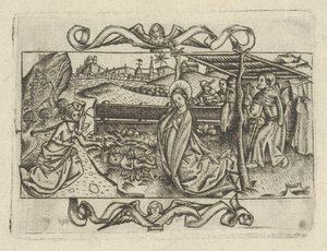 La Natività da Israhel van Meckenem