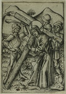 Cristo che porta la croce da Israhel van Meckenem the younger