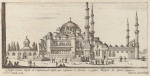 La Chiesa di Santa Sofia a Costantinopoli, costruita da Costantino il Grande; ora Moschea del Gran Signore