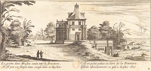 Le grotte di Meudon da Israël Silvestre