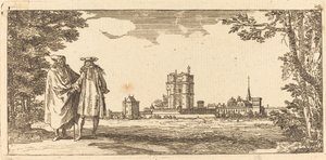 Piano Generale del Castello e Piccolo Parco di Vincennes da Israël Silvestre