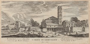 S. Croce in Gerusalemme da Israël Silvestre