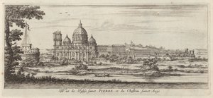 Veduta della Chiesa di San Pietro e del Castello di Sant