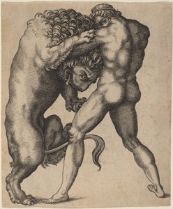 Ercole e il leone di Nemea