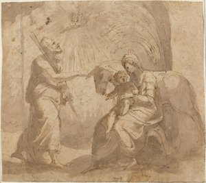 Il Riposo durante la Fuga in Egitto da Italian 16th Century