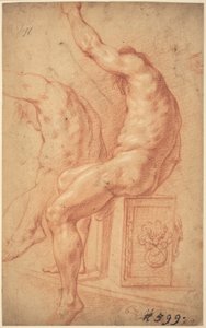 Un nudo seduto da Italian 17th Century