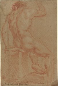 Figura maschile nuda (recto)