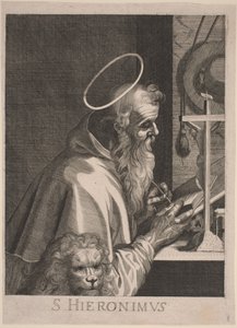 San Girolamo da Italian 17th Century, after Aegidius Sadeler II