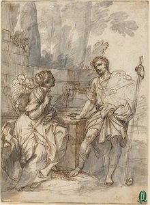 Scena Pastorale da Italian 18th Century