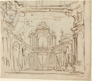 Scenografia da Italian 18th Century