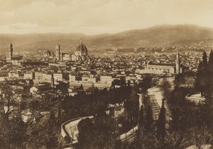 Firenze: Panorama di Firenze visto da S Miniato al Monte da Italian Photographer