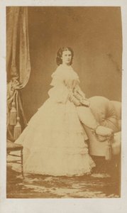 Maria Sofia di Baviera, Regina Consorte di Francesco II, Re delle Due Sicilie da Italian Photographer