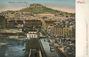 Napoli, Italia, Panorama, Castel Sant